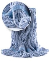 Wet mops (synthetic/attached/looped-end)